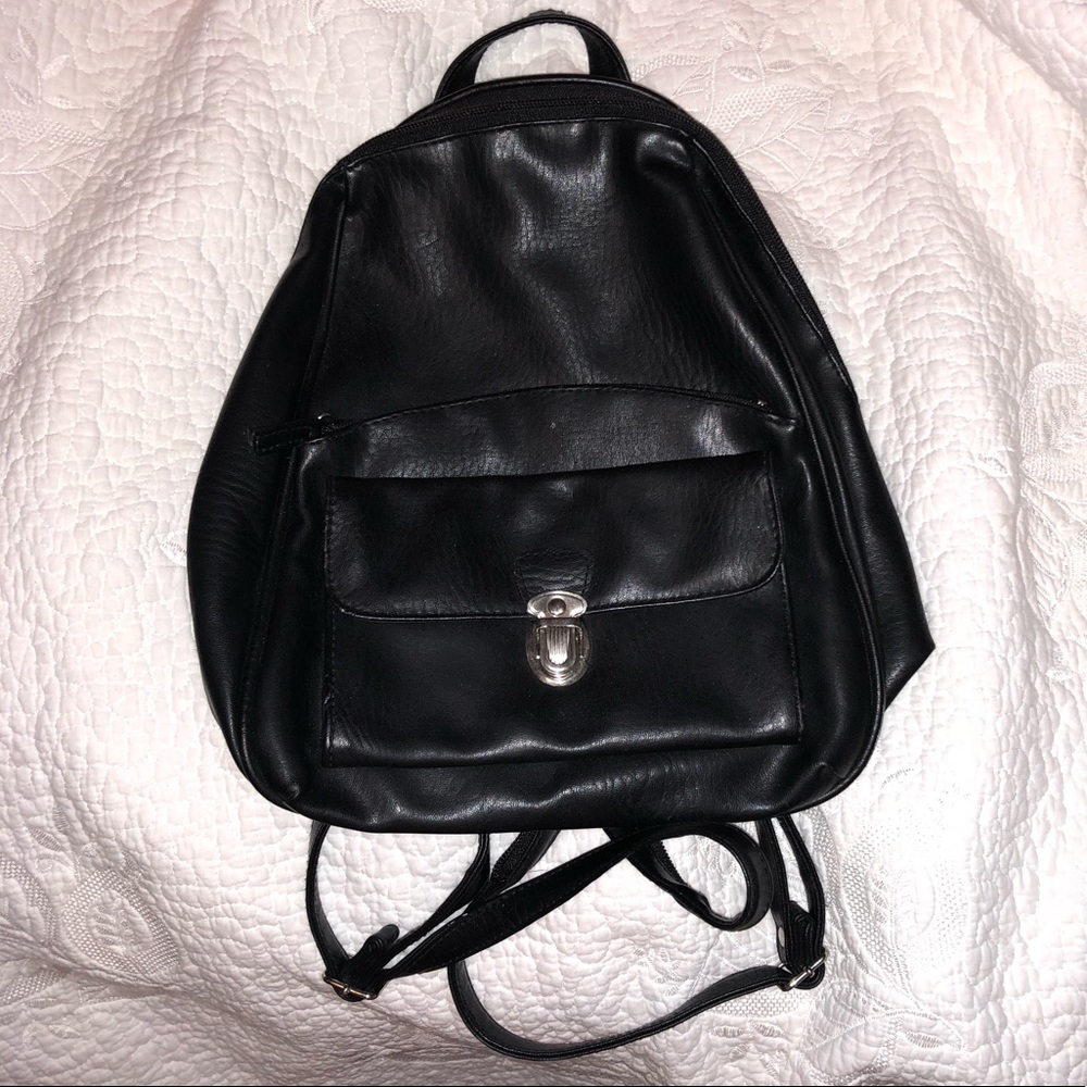 Black Mini-Backpack